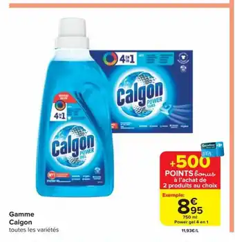 Carrefour Market Gamme Calgon 750 ml aanbieding