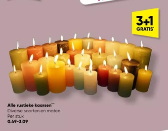Alle rustieke kaarsen