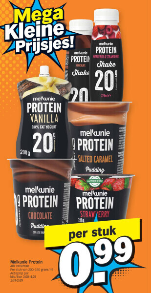 Albert Heijn Melkunie protein aanbieding