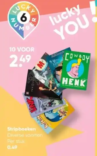 Big Bazar Stripboeken diverse soorten aanbieding