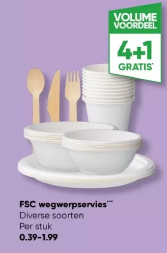 Fsc wegwerpservies