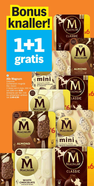 Albert Heijn Alle magnum aanbieding