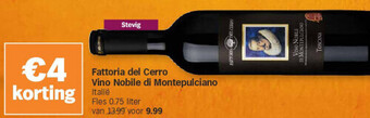 Albert Heijn Fattoria del cerro vino nobile di montepulciano aanbieding