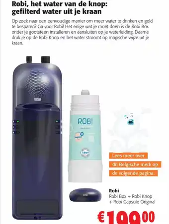 Colruyt ROBI Robi Box + Robi Knop + Robi Capsule Original aanbieding