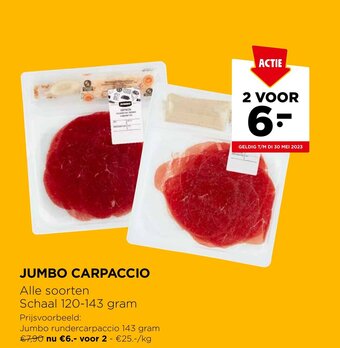 Jumbo JUMBO CARPACCIO aanbieding