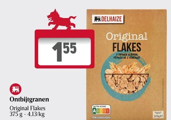 Delhaize Ontbijtgranen Original Flakes 375 g aanbieding