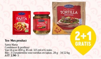 Delhaize Tex-mex product aanbieding