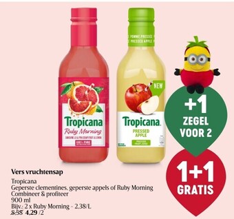 Delhaize Vers vruchtensap tropicana aanbieding