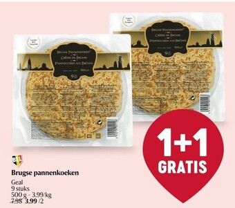Delhaize Brugse pannenkoeken geal aanbieding
