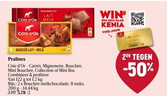 Delhaize Pralines aanbieding