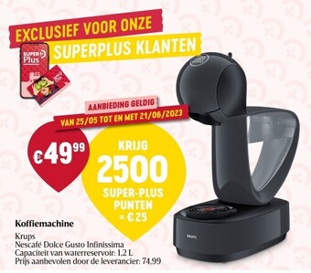Delhaize Koffiemachine aanbieding