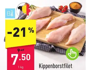 ALDI Kippenborstfilet 1kg aanbieding