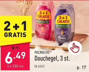 ALDI PALMOLIVEⓇ Douchegel, 3 sx 250ml aanbieding