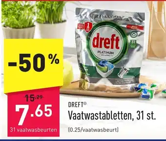 ALDI DREFTⓇ Vaatwastabletten, 31 st. aanbieding