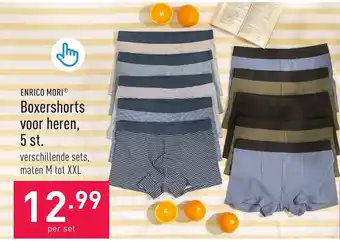 ALDI Boxershorts voor heren, 5 st. , maten M tot XXL aanbieding