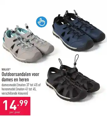 ALDI Outdoorsandalen voor dames en heren , maten 41 tot 45 aanbieding