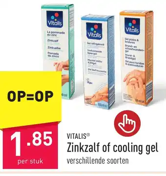 ALDI Zinkzalf of cooling gel aanbieding
