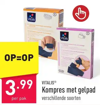 ALDI Kompres met gelpad aanbieding