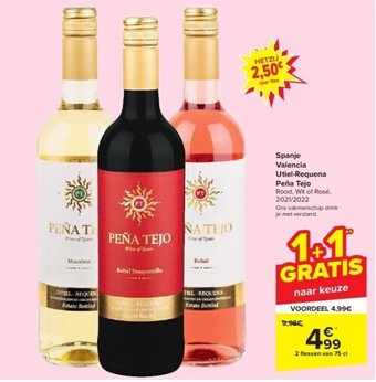 Carrefour Spanje valencia utiel-requena peña tejo aanbieding
