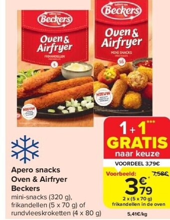 Apero snacks oven & airfryer beckers