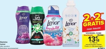 Carrefour Gamma lenor4 x 798ml aanbieding