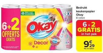 Carrefour Bedrukt keukenpapier okay aanbieding