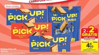 Carrefour Koekjes pick up! bahlsen aanbieding