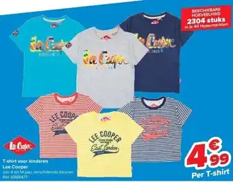 Carrefour T-shirt voor kinderen lee cooper aanbieding