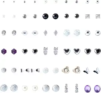 Luxore® 30 paar oorbellen set zilverkleurig & paar dames – oorknopjes voor vrouwen & meisjes – sieraden - oorbellenset - cade