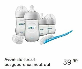Baby & Tiener Avent starterset pasgeborenen neutraal aanbieding