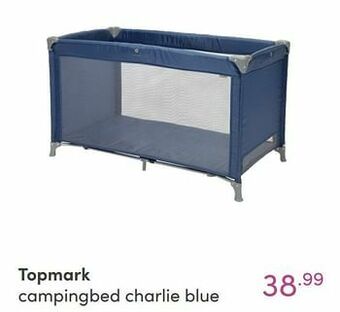 Baby & Tiener Topmark campingbed charlie blue aanbieding