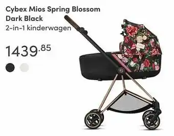 Baby & Tiener Cybex mios spring blossom dark black 2-in-1 kinderwagen aanbieding