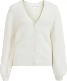 Bol.com Vila vilajuli ls oversize rev knit cardi-noos dames vest - maat m aanbieding