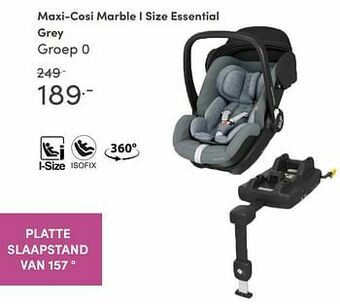 Baby & Tiener Maxi-cosi marble i size essential grey aanbieding