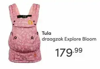 Baby & Tiener Tula draagzak explore bloom aanbieding