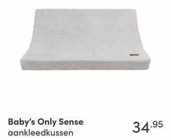 Baby & Tiener Baby’s only sense aankleedkussen aanbieding