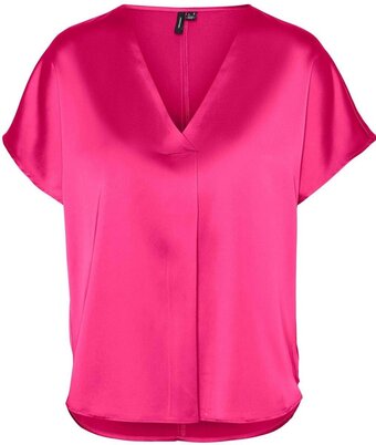 Bol.com Vero moda vmhaby ss top wvn ce cp dames top - maat m aanbieding