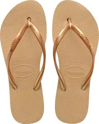 Havaianas slim flatform golden