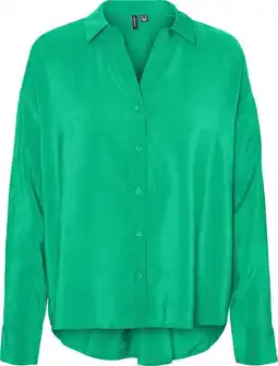 Vero moda vmqueeny ls oversize shirt wvn ga noos dames blouse