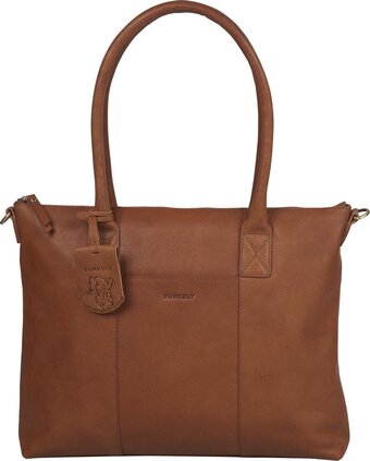 Bol.com Burkely by bol.com unisex sam laptoptas 14’’ - cognac aanbieding