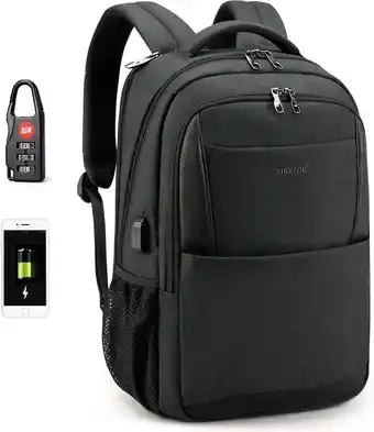 Tigernu modern – laptop rugzak - 15,6 inch – schooltas – rugtas - dames en heren – waterafstotend – anti diefstal – 27 liter