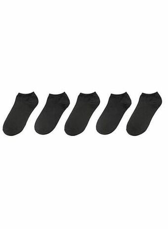 HEMA HEMA 5-pak Sneaker Sokken Zwart (zwart) aanbieding