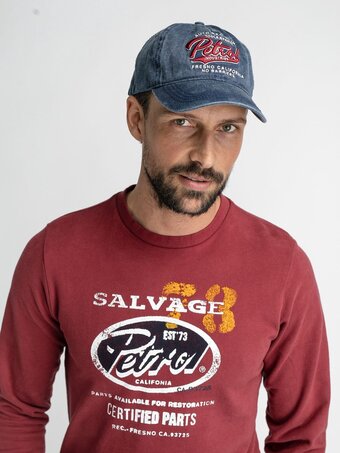 Bol.com Petrol industries - heren vintage look sweater aanbieding