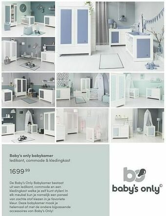 Baby & Tiener Baby’s only babykamer aanbieding