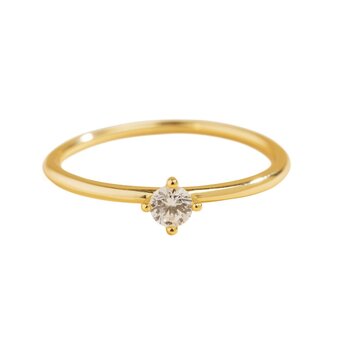 Rebelle amsterdam - gouden ring - diamanten ring - ring met steen - dames