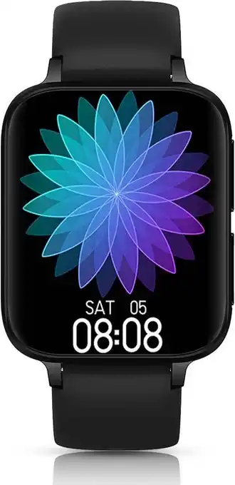 Stenlille swift smartwatch – dames & heren horloge – geschikt voor ios en android – activity tracker – siliconen bandje - zwa