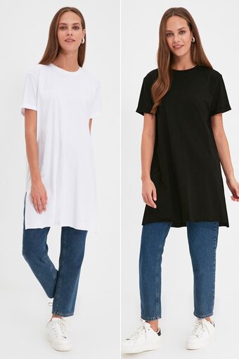 Trendyol vrouwen standaard mouw basis t-shirt