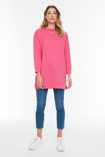 Trendyol vrouwen off-shoulder basis sweatshirt