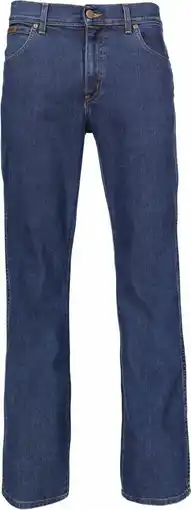 Bol.com Wrangler texas str heren regular fit jeans blauw - maat w34 x l30 aanbieding