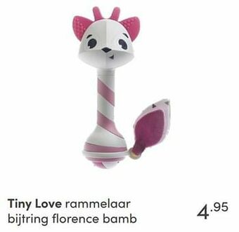 Baby & Tiener Tiny love rammelaar bijtring florence bamb aanbieding